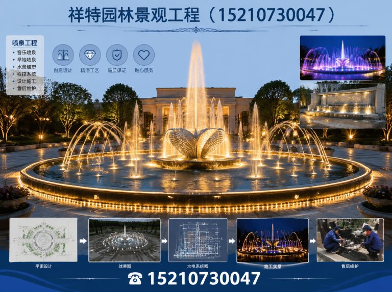 曲阳县音乐喷泉展示图